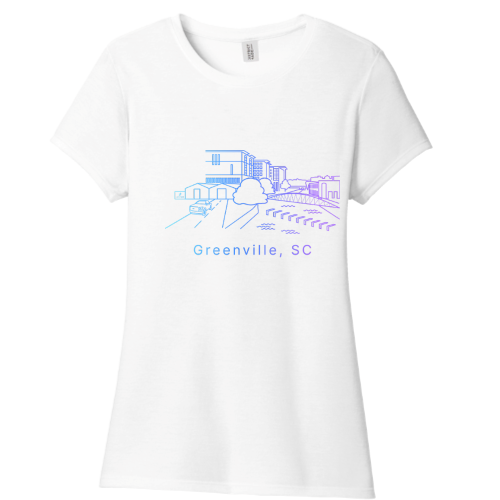Latitude AI Womens Greenville City T Shirt