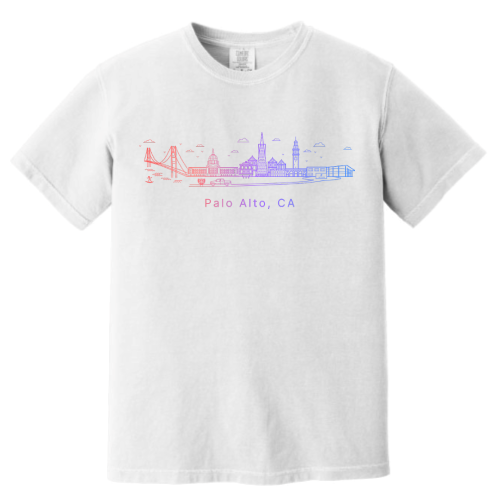 Latitude AI Palo Alto Unisex City T Shirt