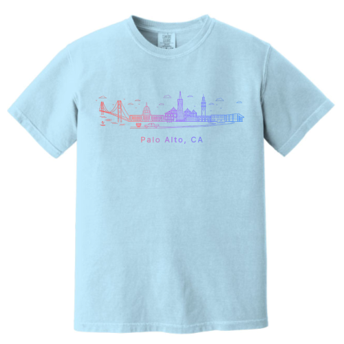 Latitude AI Palo Alto Unisex City T Shirt