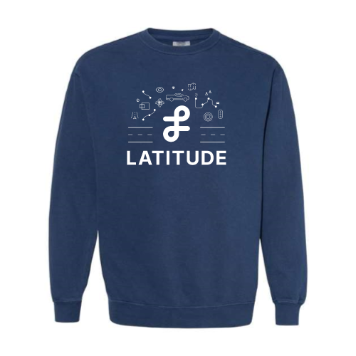 Latitude AI Arch Navy Crewneck