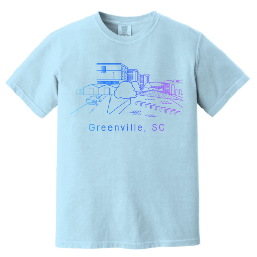 Latitude AI Greenville Unisex City T Shirt