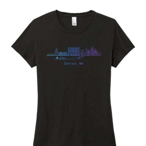 Latitude AI Womens Detroit Unisex City T Shirt